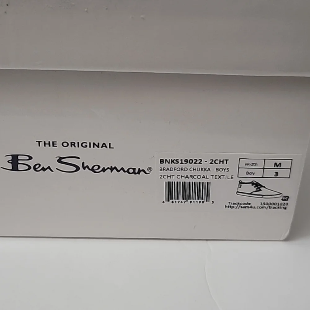 Ben Sherman Big Boy Bradford Chukka Sneaker Charcoal/gray Shoes Little Boy